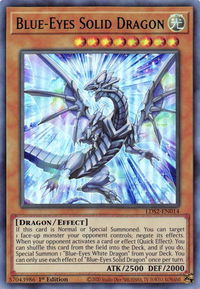 Blue-Eyes Solid Dragon (Green) - Legendary Duelists: Season 2 (LDS2) #LDS2-EN014 - Ultra Rare YuGiOh Trading Card