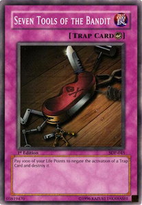 Seven Tools of the Bandit - Starter Deck: Pegasus (SDP) #SDP-045 - Common / Short Print YuGiOh Trading Card