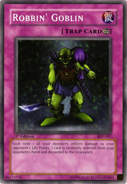 Robbin' Goblin - Starter Deck: Pegasus YuGiOh trading card