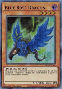 Blue Rose Dragon (Purple) - Legendary Duelists: Season 2 (LDS2) #LDS2-EN104 - Ultra Rare YuGiOh Trading Card