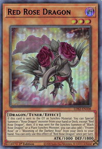 Red Rose Dragon (Blue) - Legendary Duelists: Season 2 (LDS2) #LDS2-EN108 - Ultra Rare YuGiOh Trading Card
