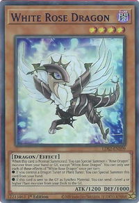 White Rose Dragon (Purple) - Legendary Duelists: Season 2 (LDS2) #LDS2-EN109 - Ultra Rare YuGiOh Trading Card