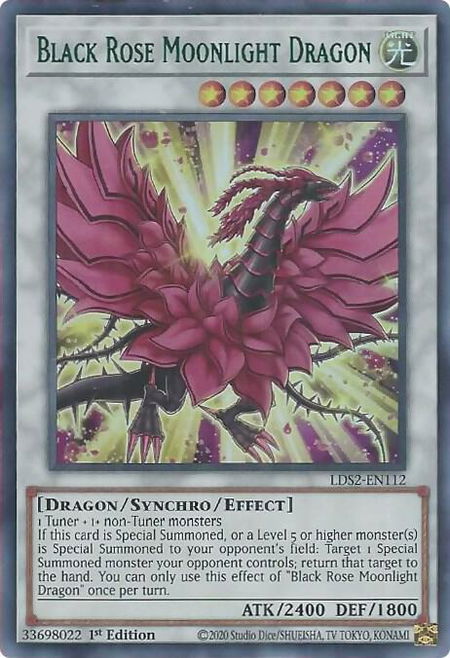Black Rose Moonlight Dragon (Green) - Legendary Duelists: Season 2 YuGiOh trading card