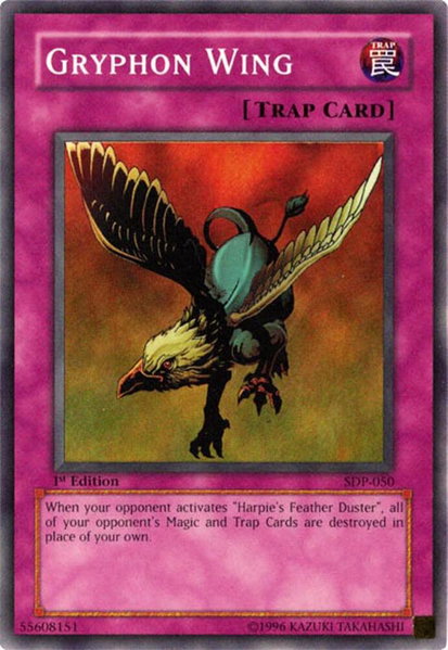 Gryphon Wing - Starter Deck: Pegasus YuGiOh trading card