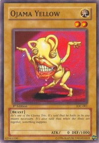 Ojama Yellow - Invasion of Chaos (IOC) #IOC-001 - Common / Short Print YuGiOh Trading Card