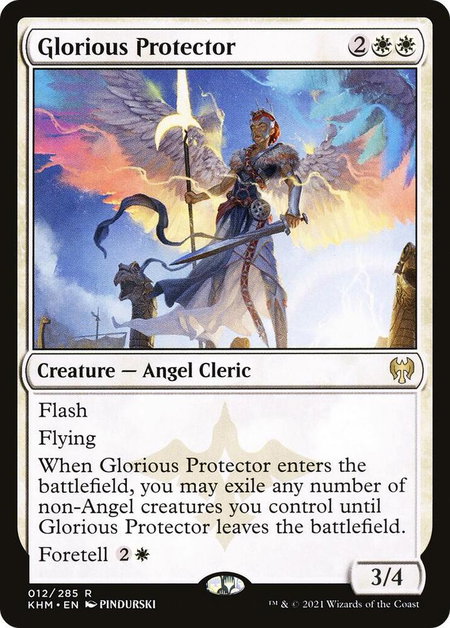 Glorious Protector - Kaldheim Magic: The Gathering trading card