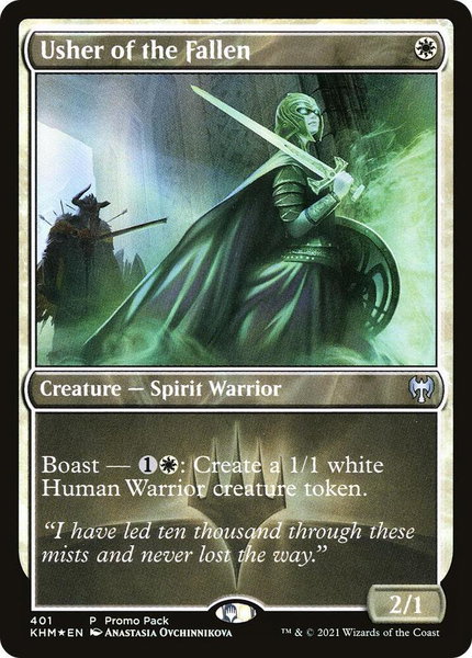 Usher of the Fallen - Promo Pack: Kaldheim Magic: The Gathering trading card