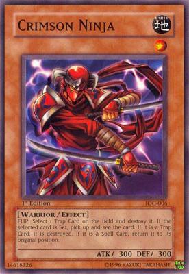 Crimson Ninja - Invasion of Chaos YuGiOh trading card