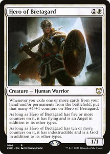 Hero of Bretagard - Commander: Kaldheim (KHC) #4 - Rare Magic: The Gathering Trading Card
