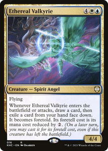 Ethereal Valkyrie - Commander: Kaldheim (KHC) #16 - Rare Magic: The Gathering Trading Card
