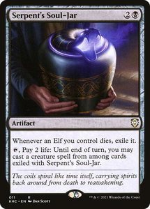 Serpent's Soul-Jar - Commander: Kaldheim (KHC) #11 - Rare Magic: The Gathering Trading Card