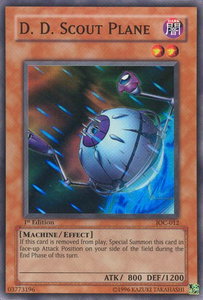 D.D. Scout Plane - Invasion of Chaos (IOC) #IOC-012 - Super Rare YuGiOh Trading Card