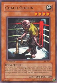 Coach Goblin - Invasion of Chaos (IOC) #IOC-015 - Common / Short Print YuGiOh Trading Card
