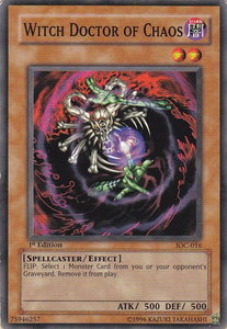Witch Doctor of Chaos - Invasion of Chaos (IOC) #IOC-016 - Common / Short Print YuGiOh Trading Card