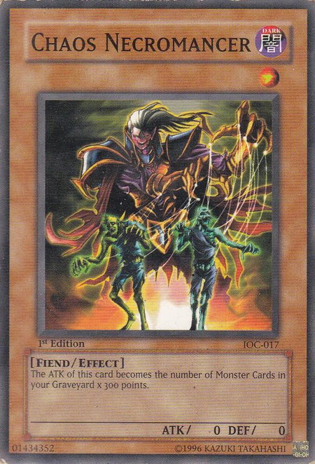 Chaos Necromancer - Invasion of Chaos YuGiOh trading card