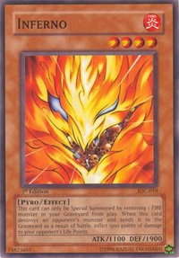 Inferno - Invasion of Chaos (IOC) #IOC-019 - Common / Short Print YuGiOh Trading Card