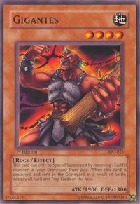 Gigantes - Invasion of Chaos (IOC) #IOC-021 - Common / Short Print YuGiOh Trading Card