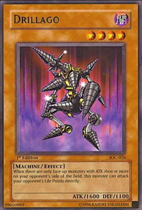 Drillago - Invasion of Chaos (IOC) #IOC-026 - Rare YuGiOh Trading Card