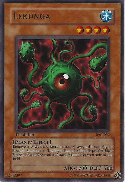 Lekunga trading card from Invasion of Chaos Lekunga - Invasion of Chaos YuGiOh trading card