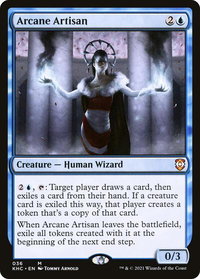 Arcane Artisan - Commander: Kaldheim (KHC) #36 - Mythic Magic: The Gathering Trading Card