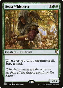 Beast Whisperer - Commander: Kaldheim (KHC) #54 - Rare Magic: The Gathering Trading Card