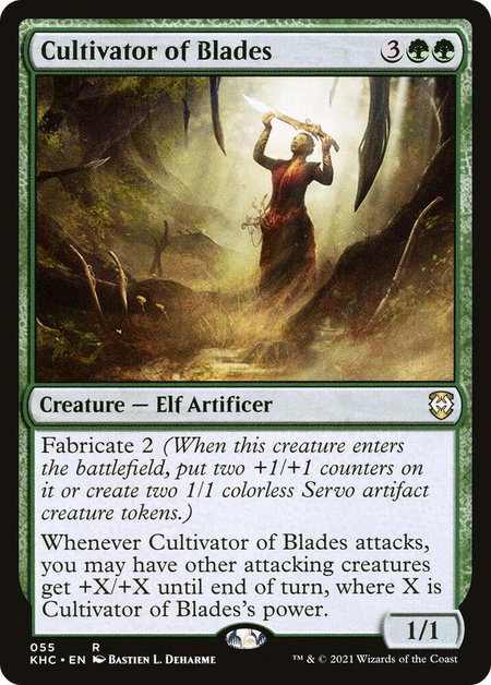 Cultivator of Blades - Commander: Kaldheim Magic: The Gathering trading card