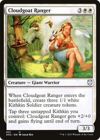 Cloudgoat Ranger - Commander: Kaldheim (KHC) #21 - Uncommon Magic: The Gathering Trading Card