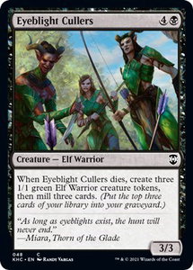 Eyeblight Cullers - Commander: Kaldheim (KHC) #48 - Common Magic: The Gathering Trading Card