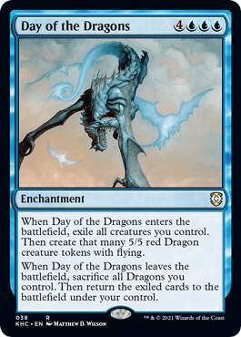 Day of the Dragons - Commander: Kaldheim Magic: The Gathering trading card