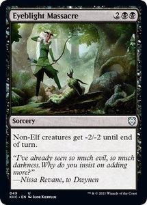 Eyeblight Massacre - Commander: Kaldheim (KHC) #49 - Common Magic: The Gathering Trading Card