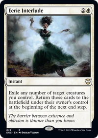Eerie Interlude - Commander: Kaldheim (KHC) #22 - Rare Magic: The Gathering Trading Card