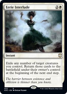Eerie Interlude - Commander: Kaldheim Magic: The Gathering trading card