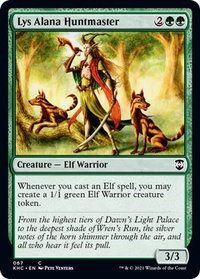 Lys Alana Huntmaster - Commander: Kaldheim (KHC) #67 - Common Magic: The Gathering Trading Card