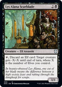 Lys Alana Scarblade - Commander: Kaldheim (KHC) #50 - Uncommon Magic: The Gathering Trading Card