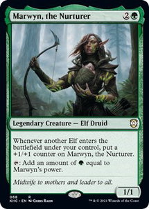 Marwyn, the Nurturer - Commander: Kaldheim (KHC) #68 - Rare Magic: The Gathering Trading Card