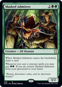 Masked Admirers - Commander: Kaldheim (KHC) #69 - Rare Magic: The Gathering Trading Card