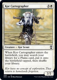 Kor Cartographer - Commander: Kaldheim (KHC) #28 - Common Magic: The Gathering Trading Card