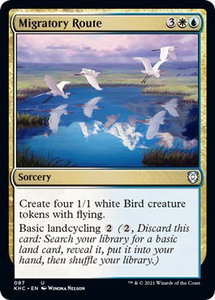 Migratory Route - Commander: Kaldheim (KHC) #87 - Uncommon Magic: The Gathering Trading Card