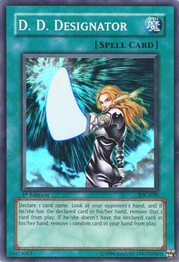 D.D. Designator trading card from Invasion of Chaos D.D. Designator - Invasion of Chaos YuGiOh trading card