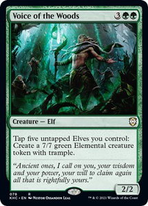Voice of the Woods - Commander: Kaldheim (KHC) #78 - Rare Magic: The Gathering Trading Card