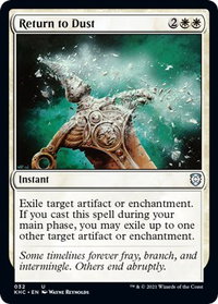 Return to Dust - Commander: Kaldheim (KHC) #32 - Uncommon Magic: The Gathering Trading Card