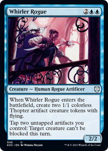 Whirler Rogue - Commander: Kaldheim (KHC) #45 - Uncommon Magic: The Gathering Trading Card