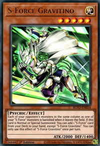 S-Force Gravitino - Blazing Vortex (BLVO) #BLVO-EN014 - Ultra Rare YuGiOh Trading Card
