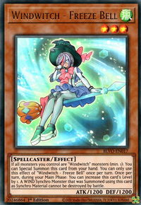 Windwitch - Freeze Bell - Blazing Vortex (BLVO) #BLVO-EN017 - Ultra Rare YuGiOh Trading Card