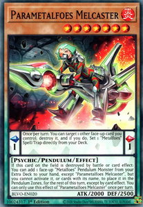 Parametalfoes Melcaster - Blazing Vortex (BLVO) #BLVO-EN020 - Common / Short Print YuGiOh Trading Card