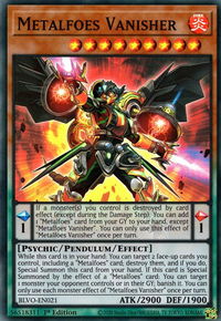 Metalfoes Vanisher - Blazing Vortex (BLVO) #BLVO-EN021 - Super Rare YuGiOh Trading Card