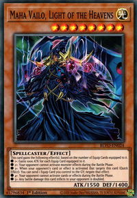 Maha Vailo, Light of the Heavens - Blazing Vortex (BLVO) #BLVO-EN024 - Super Rare YuGiOh Trading Card