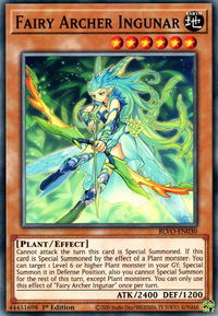 Fairy Archer Ingunar - Blazing Vortex (BLVO) #BLVO-EN030 - Common / Short Print YuGiOh Trading Card