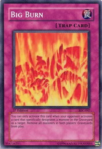Big Burn - Invasion of Chaos (IOC) #IOC-047 - Super Rare YuGiOh Trading Card