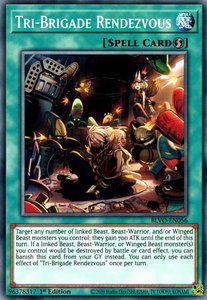 Tri-Brigade Rendezvous - Blazing Vortex (BLVO) #BLVO-EN056 - Common / Short Print YuGiOh Trading Card